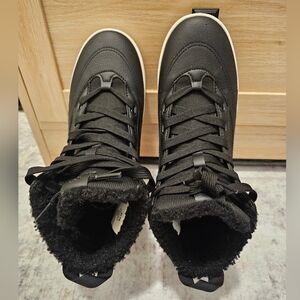 Vessi Alta High Top In Asphalt Black Winter Boots